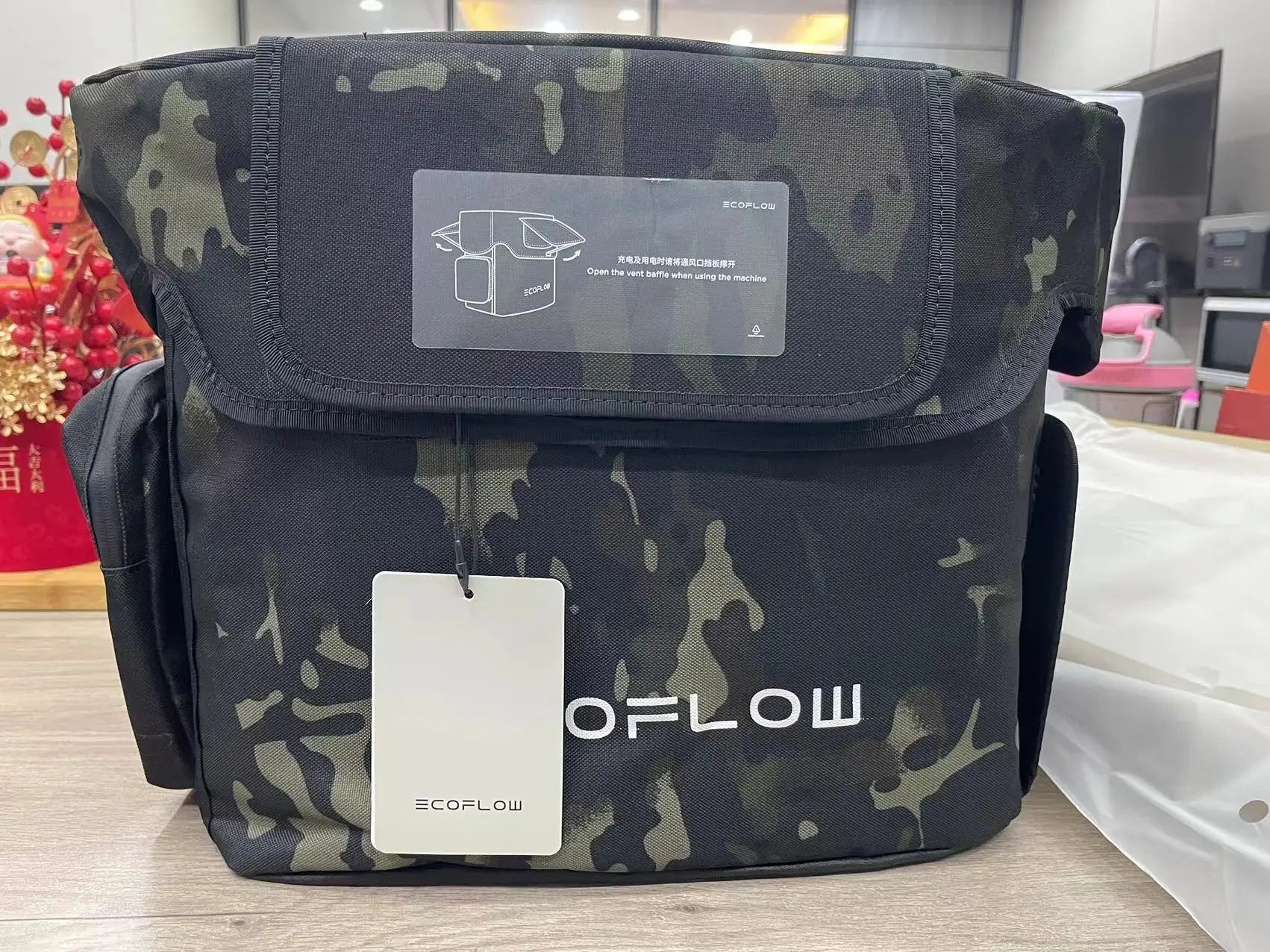 ECOFLOW DELTA 2 Camouflage Bag Protect Waterpoof Bag Storage for Portable Power Supply