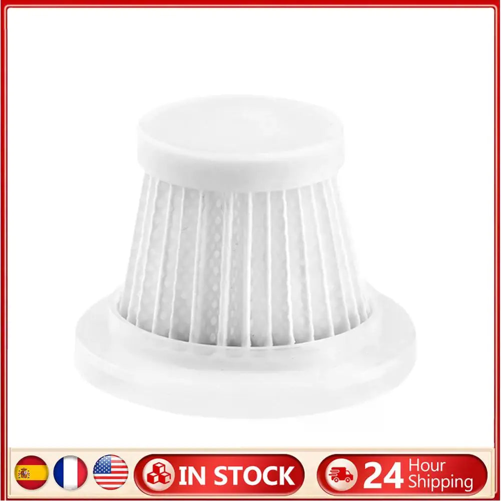 5pcs Washable HEPA Car Vacuum Filter Car Vacuum Cleaner Filter Easy Installation and Removal Handheld Vacuum Cleaner Accessories