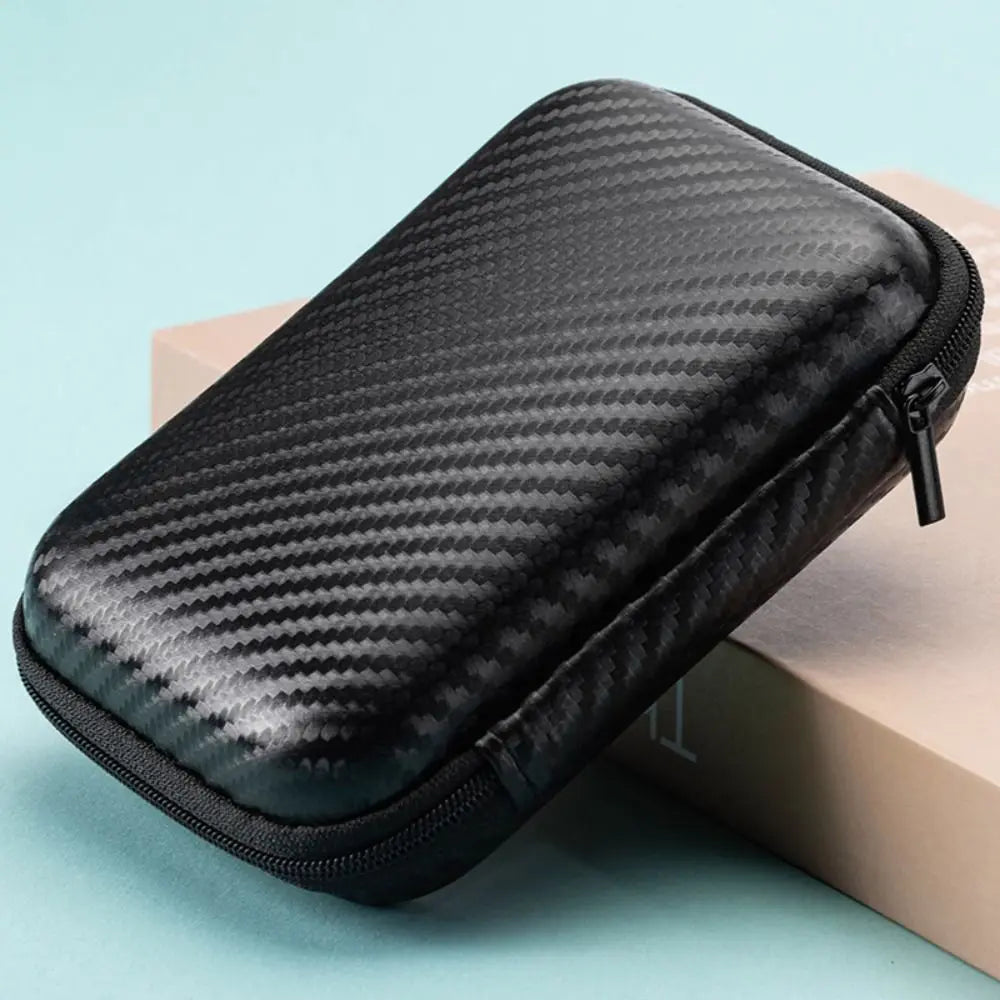 Shockproof Headphones Carrying Case EVA Waterproof Headphones Personalized Box Double Zipper Design Dust-proof Headphone Storage