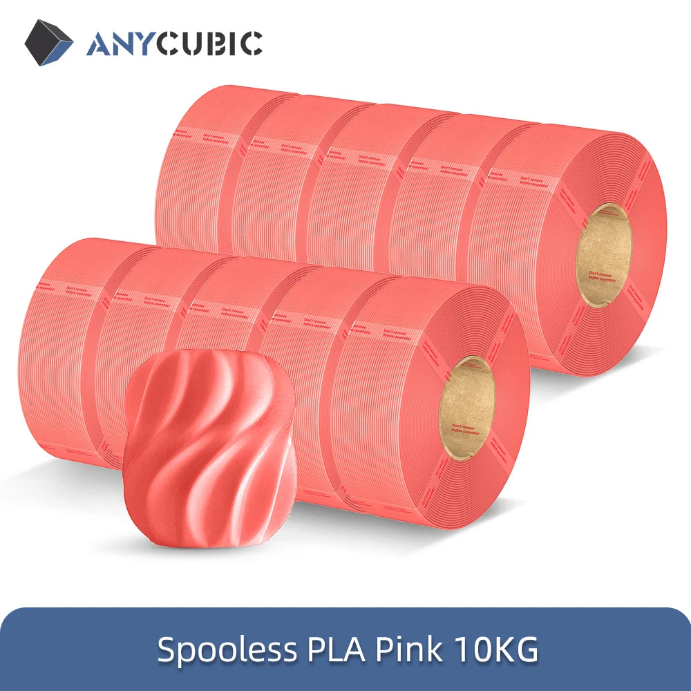 ANYCUBIC 10KG Refill PLA Filament 3D Printer 1.75mm Spooless Plastic Rubber Filament Material For FDM 3D Printer for Kobra 3 S1C