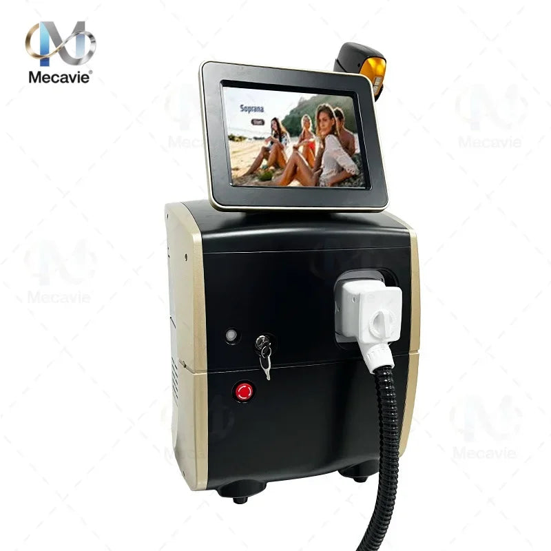Completely Upgraded 808nm Diode Ice Titanium Laser Body Hair Removal Machine 4 Waves Face Hair Remove for Salon Epilator Unisex