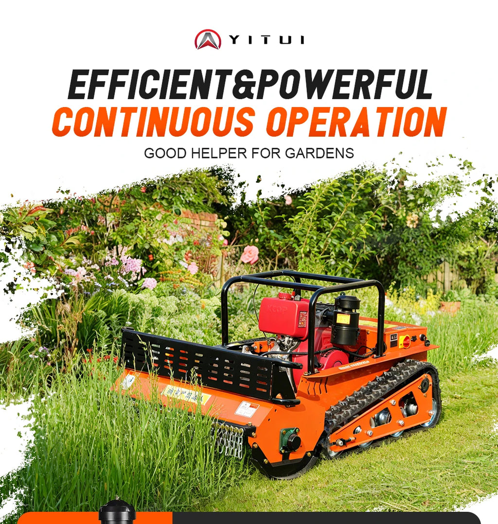 Customized Diesel Lawn Mower Long Life Low Fuel Consumption Strong Power Ce Epa Certified