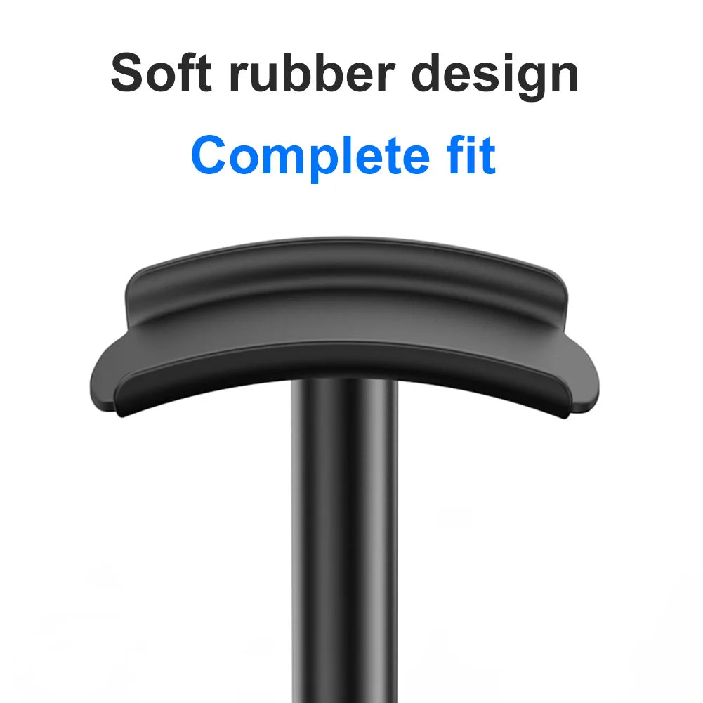 Headphone Holder Rack Aluminium Alloy Headset Support Stand Space Saving Desktop Organizer Display Vertical Bracket Hanger