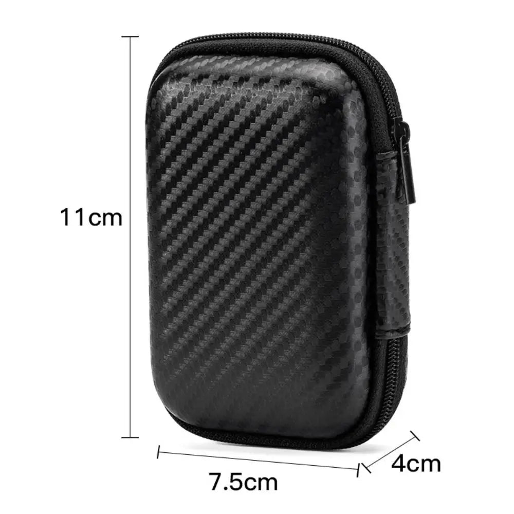 Shockproof Headphones Carrying Case EVA Waterproof Headphones Personalized Box Double Zipper Design Dust-proof Headphone Storage