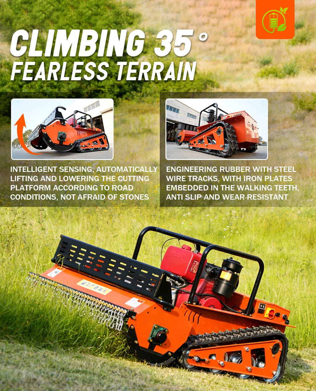 Customized Diesel Lawn Mower Long Life Low Fuel Consumption Strong Power Ce Epa Certified