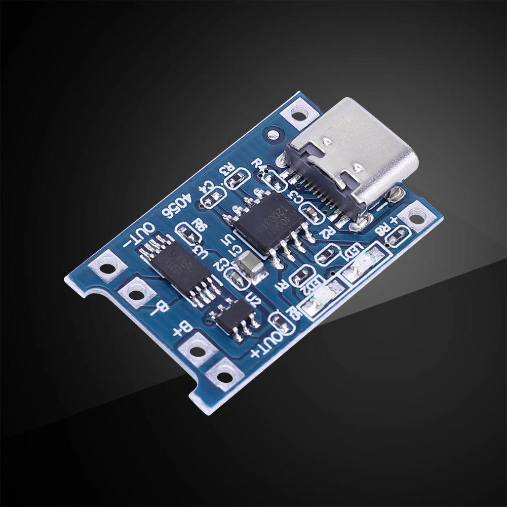 1-20PCS 1A 18650 Lithium Battery Protection Board Type-c/Micro/Mini USB Charging Module TP4056 With Protection One Plate Module