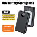 6*18650 Power Bank Battery Box Holder Dual USB Type C Charge Shell With Camping Lights for iPhone Huawei 18650 Battery Cases