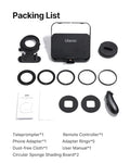 Ulanzi RT02 Universal Teleprompter Prompter DSLR Camera Smartphone Tablet Laptop Teleprompter Live Streaming Video Recording