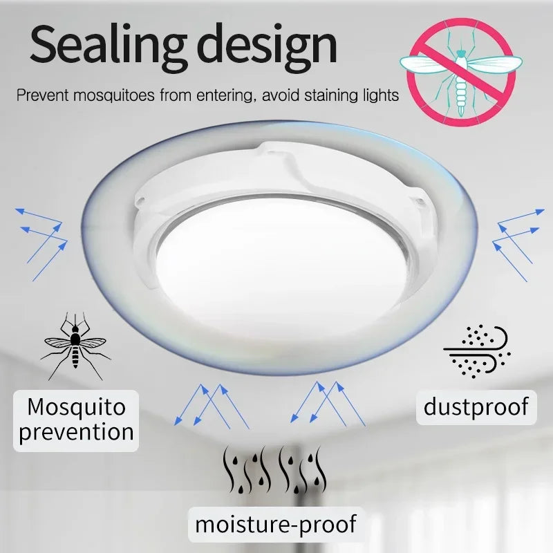 LED Solar Ceiling Light 3 Color Waterproof Solar Lamp With Remote Control Indoor Home Top Ceiling Lights Outdoor Garden Lighting