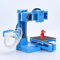 Mini 3D Printer High Precision Silent Printing Compact Desktop Easy Operation for PLA Consumables One Key Printing for Beginners