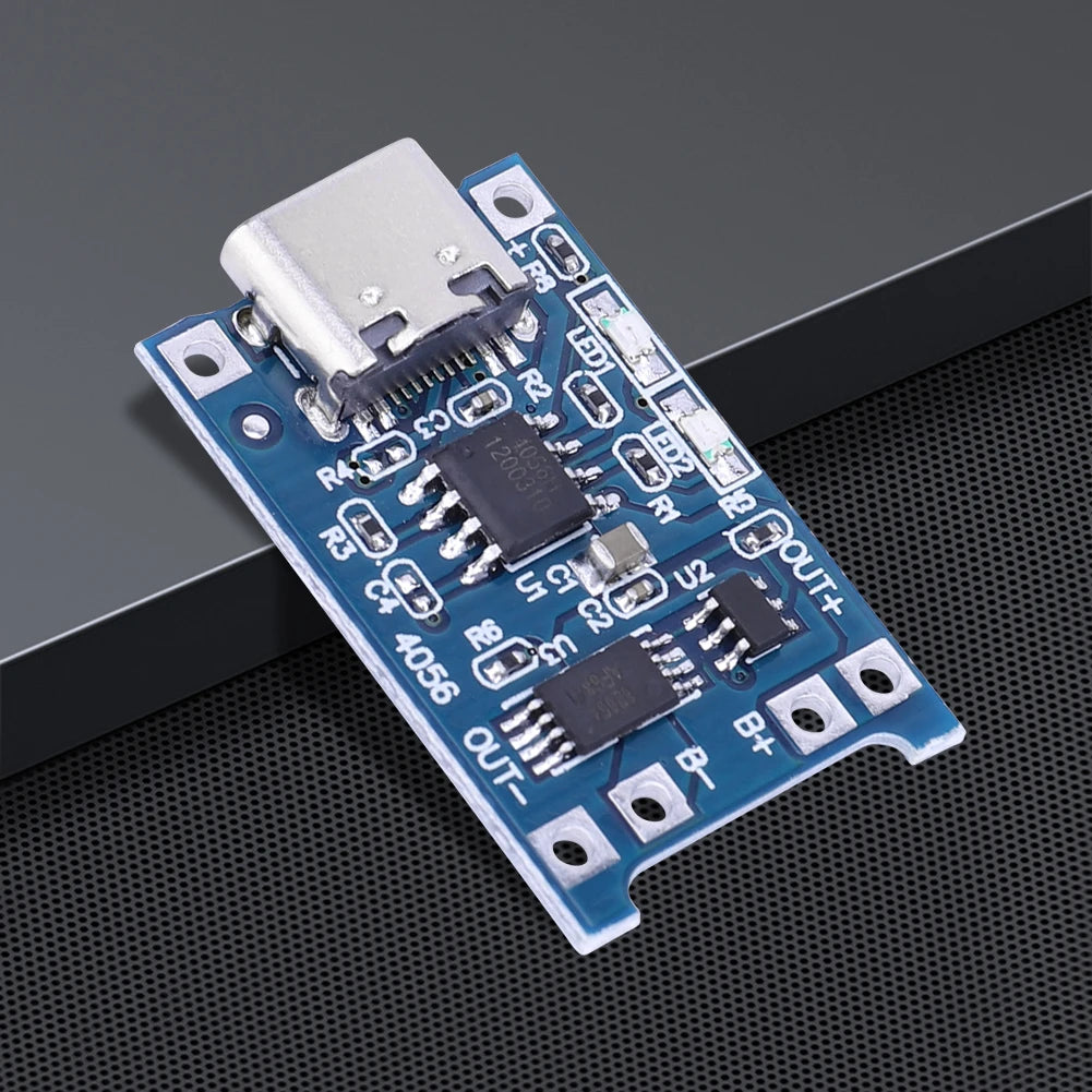 1-20PCS 1A 18650 Lithium Battery Protection Board Type-c/Micro/Mini USB Charging Module TP4056 With Protection One Plate Module