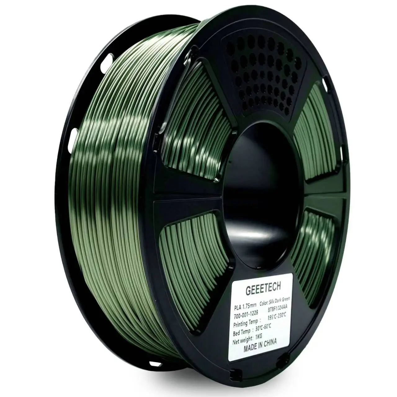 GEEETECH 1roll/1kg 1.75mm PLA Silk PLA  Filament Vacuum Packaging Overseas Warehouses Various Colors For 3D Printer Fast Ship