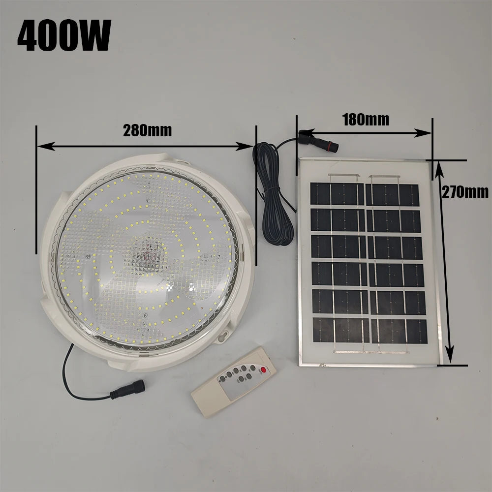 Solar lights Indoor Home Top Ceiling House Outdoor Garden pandent light Panel Lamp Fixture For Corridor Garden Living Room