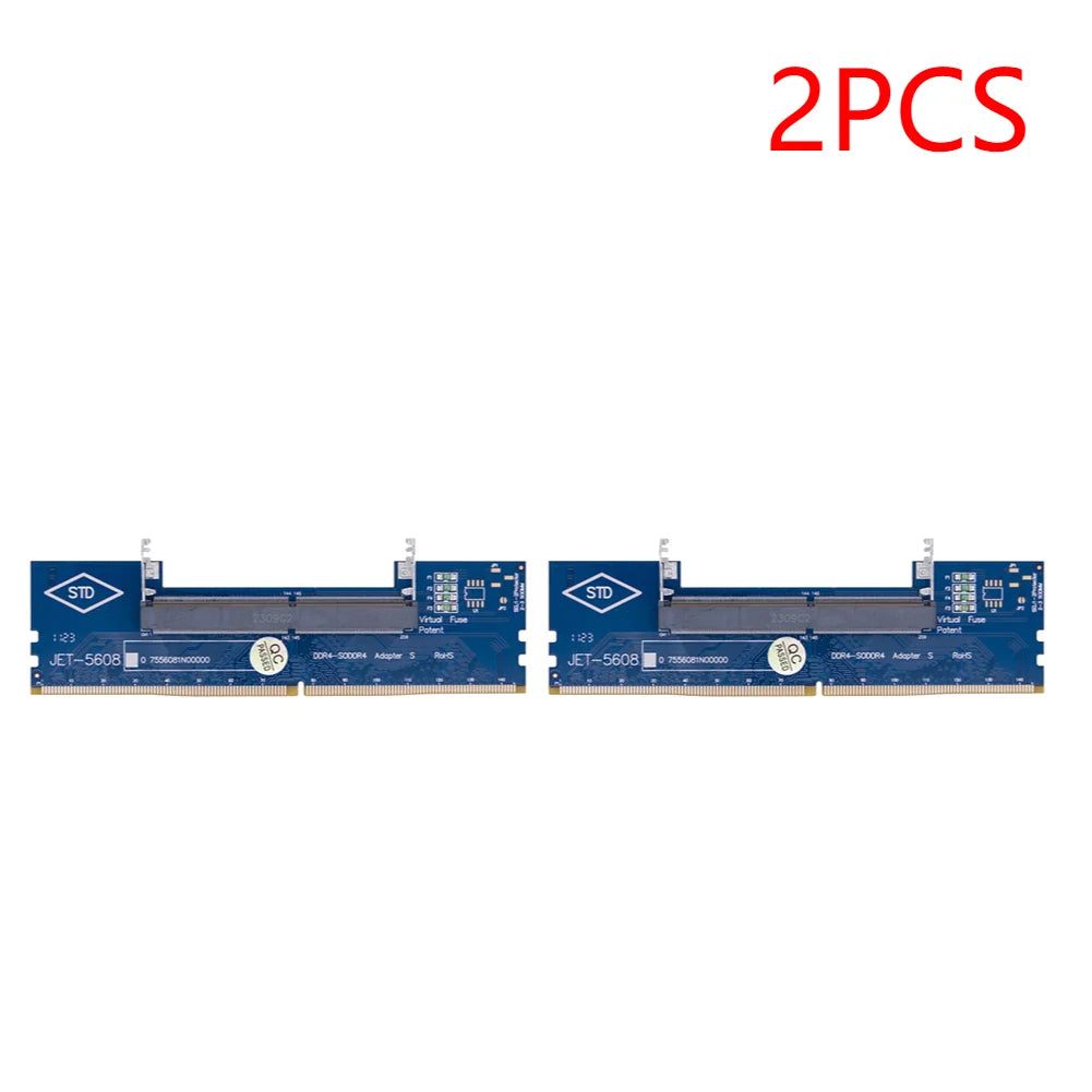 1-5PCS DR3 DDR4 Laptop To Desktop Memory Adapter Card SO-DIMM To PC DIMM Card Connector Card Memory Stick RAM Connector Adapter