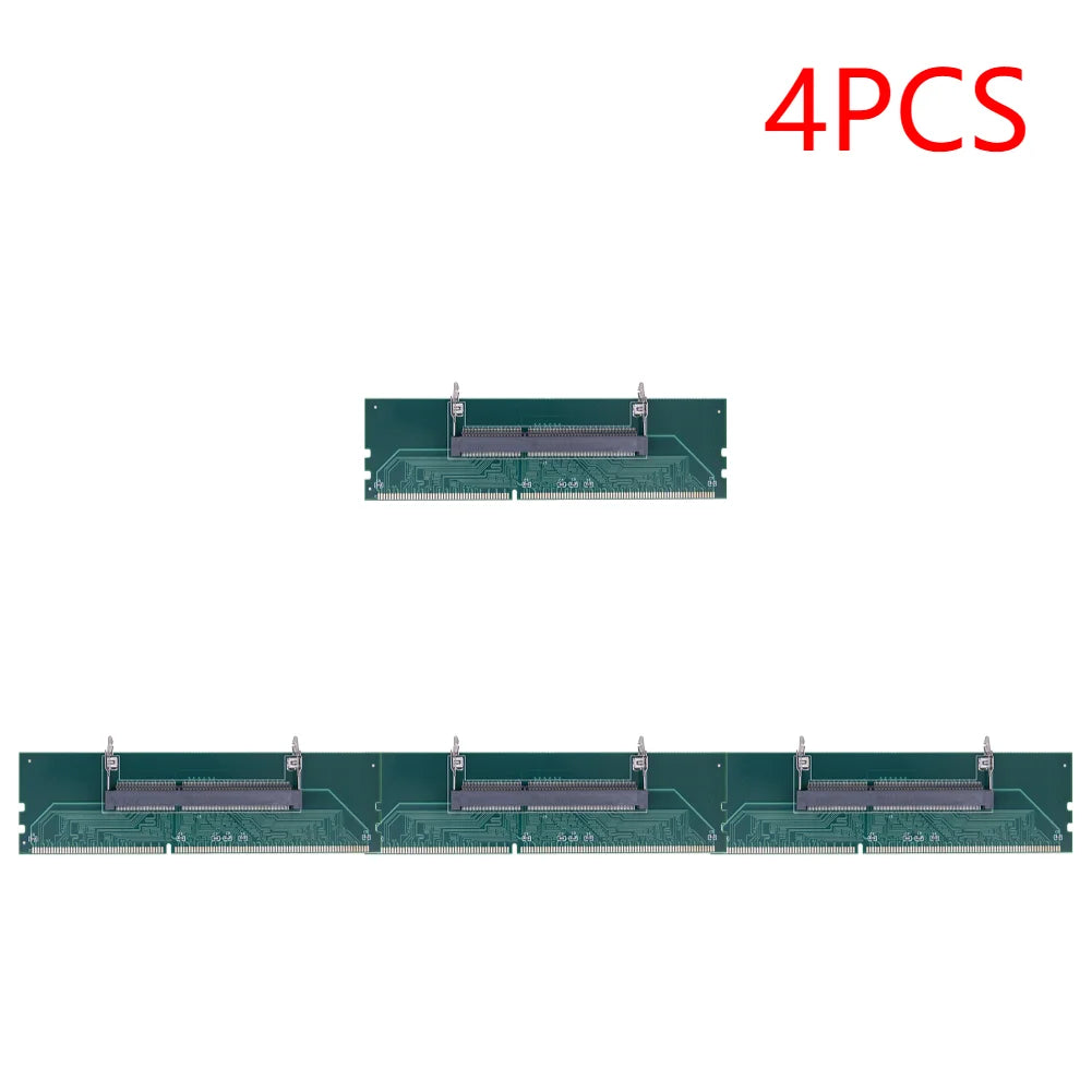 1-5PCS DR3 DDR4 Laptop To Desktop Memory Adapter Card SO-DIMM To PC DIMM Card Connector Card Memory Stick RAM Connector Adapter