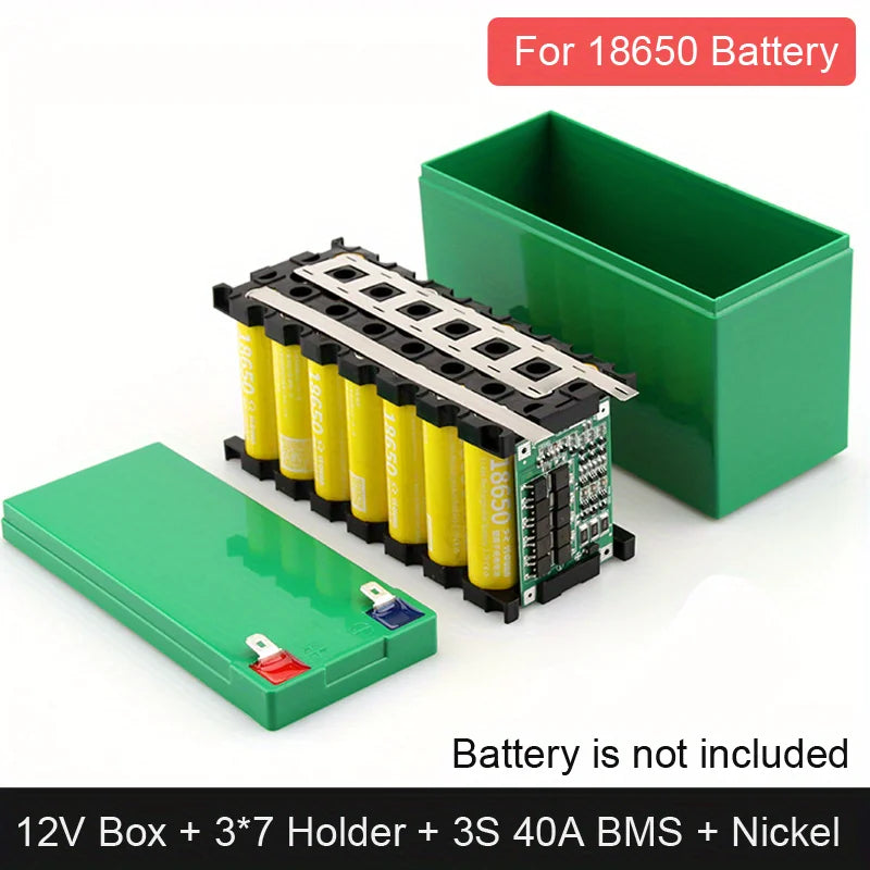 18650 Battery Storage Box Bracket 4V/6V/12V Plastic Lithium Battery Packs Toys Scale Motorcycle Batteris Holder Case