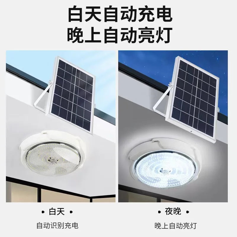 Solar lights Indoor Home Top Ceiling House Outdoor Garden pandent light Panel Lamp Fixture For Corridor Garden Living Room