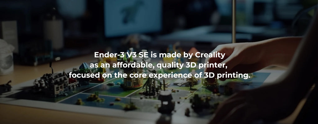 Creality 3D Ender-3 v3 SE Printer Dual Z-axis Capable Sprinte Direct Extruder Worry-free Auto Leveling Faster Printing Speed