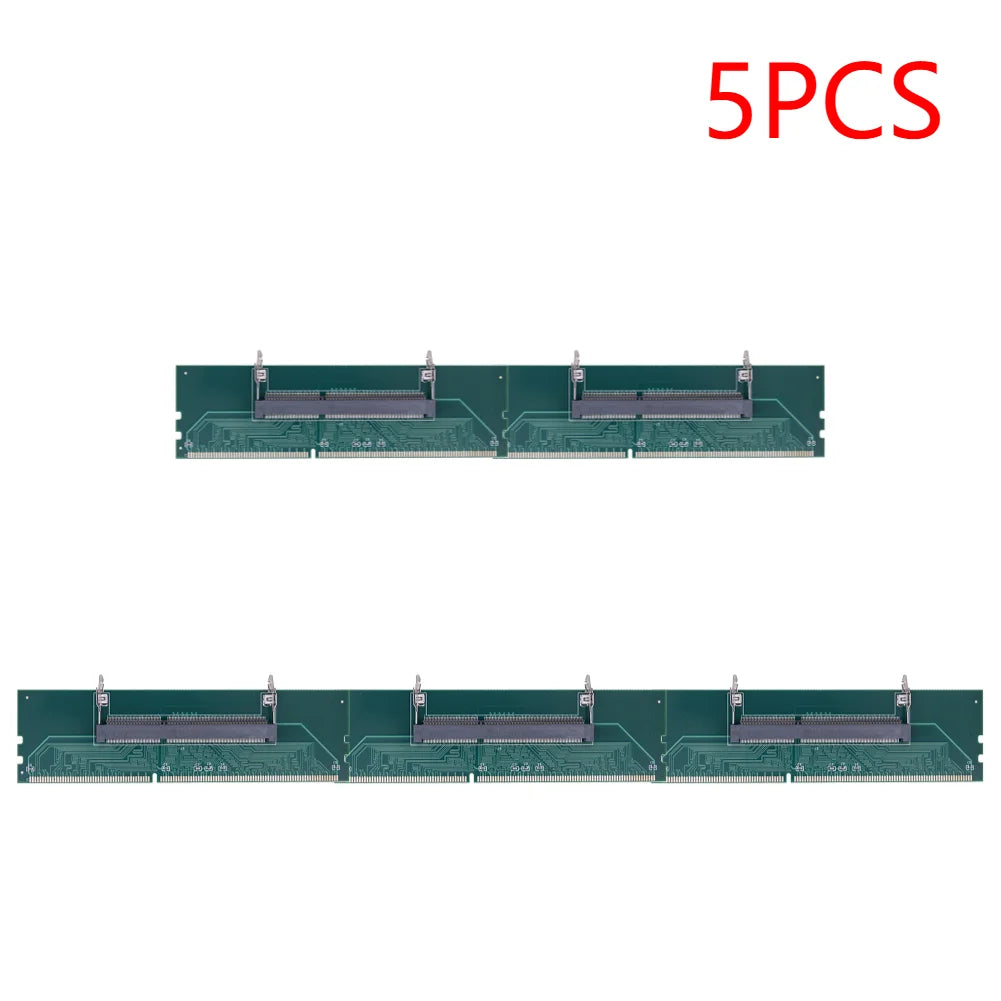 1-5PCS DR3 DDR4 Laptop To Desktop Memory Adapter Card SO-DIMM To PC DIMM Card Connector Card Memory Stick RAM Connector Adapter