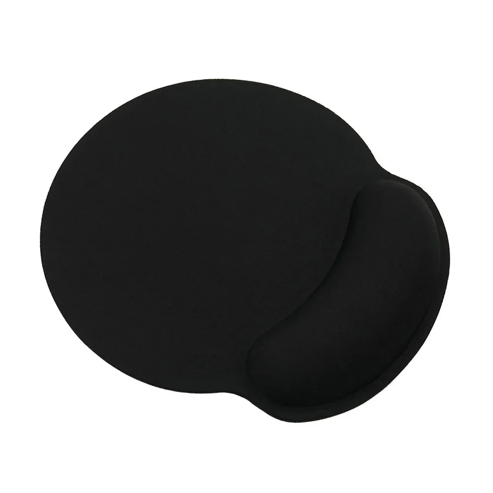 New Wrist Rest Mouse Pad Memory Foam Superfine Fibre Wrist Rest Pad Ergonomic Mousepad for Typist Office Gaming PC Laptop