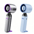 Portable Handheld Fan 3000mAh Foldable Neck Fan Personal Cooling 1-100 Speeds Turbo Airflow USB Rechargeable Mini Fan for Travel