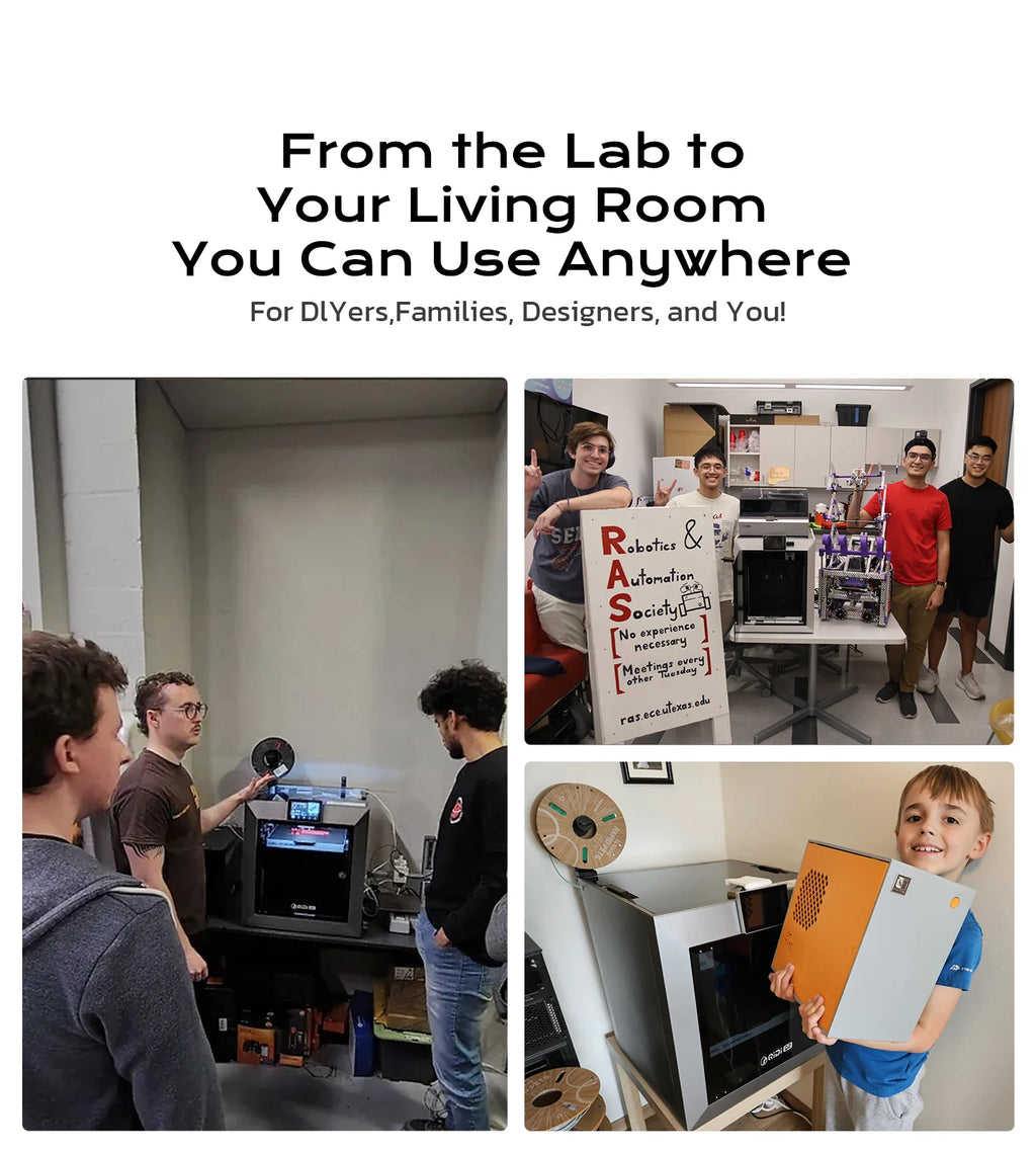 QIDI Q2 FDM 3D Printer Upgrade AI Camera Enclosed 65℃ Heated Chamber Ultra Air Filtration 600mm/s High Speed 3D Printing Machine