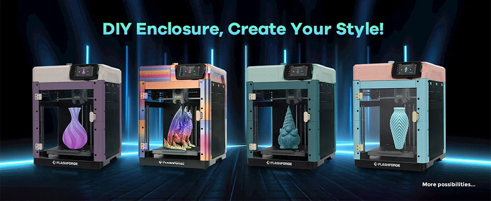 FLASHFORGE Enclosure Panel Kit for Adventurer 5M 3d Printer Parts Kit Make Printing More Quiet